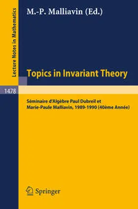 Malliavin | Topics in Invariant Theory | E-Book | sack.de