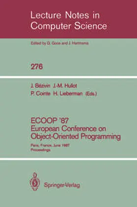Bezivin / Hullot / Cointe |  ECOOP '87. European Conference on Object-Oriented Programming | eBook | Sack Fachmedien