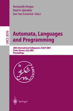 Orejas / Spirakis / Leeuwen |  Automata, Languages and Programming | eBook | Sack Fachmedien