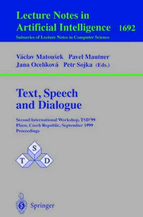 Matousek / Mautner / Ocelikova |  Text, Speech and Dialogue | eBook | Sack Fachmedien