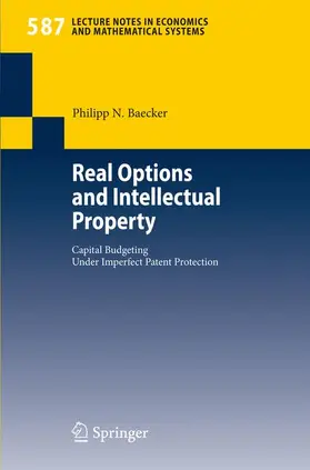 Baecker |  Real Options and Intellectual Property | Buch |  Sack Fachmedien