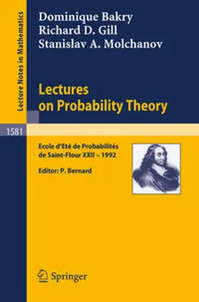 Bernard / Bakry / Gill |  Lectures on Probability Theory | eBook | Sack Fachmedien
