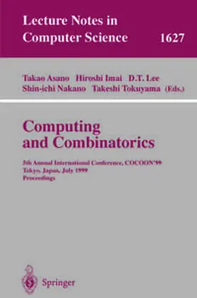 Asano / Imai / Lee |  Computing and Combinatorics | eBook | Sack Fachmedien