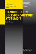 Burstein / Holsapple |  Handbook on Decision Support Systems 1 | eBook | Sack Fachmedien