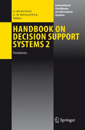 Burstein / Holsapple |  Handbook on Decision Support Systems 2 | eBook | Sack Fachmedien