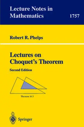 Phelps | Lectures on Choquet's Theorem | E-Book | sack.de