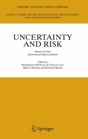 Abdellaoui / Luce / Machina | Uncertainty and Risk | E-Book | sack.de
