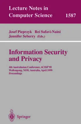 Pieprzyk / Safavi-Naini / Seberry |  Information Security and Privacy | eBook | Sack Fachmedien