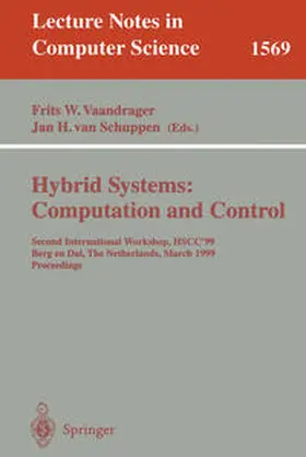 Vaandrager / Schuppen | Hybrid Systems: Computation and Control | E-Book | sack.de