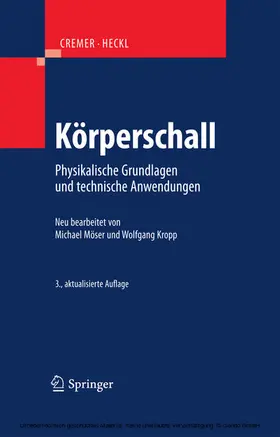 Möser / Cremer / Kropp | Körperschall | E-Book | www.sack.de