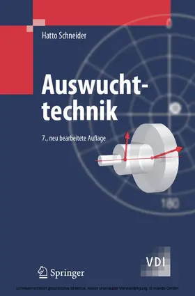 Schneider |  Auswuchttechnik | eBook | Sack Fachmedien