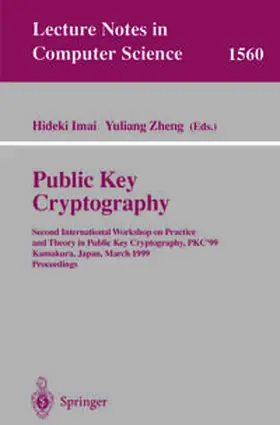 Imai / Zheng | Public Key Cryptography | E-Book | sack.de