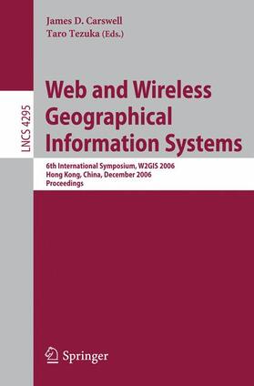 Tezuka / Carswell |  Web and Wireless Geographical Information Systems | Buch |  Sack Fachmedien