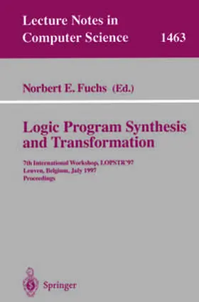 Fuchs | Logic Program Synthesis and Transformation | E-Book | sack.de