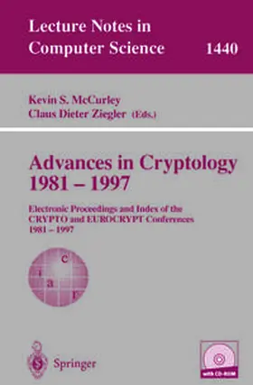 McCurley / Ziegler |  Advances in Cryptology 1981 - 1997 | eBook | Sack Fachmedien