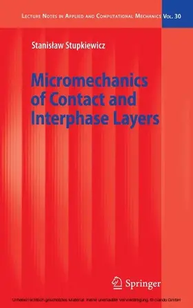 Stupkiewicz | Micromechanics of Contact and Interphase Layers | E-Book | sack.de