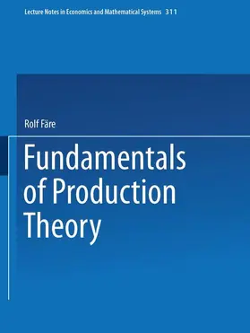 Färe |  Fundamentals of Production Theory | Buch |  Sack Fachmedien