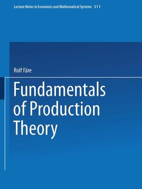 Färe | Fundamentals of Production Theory | Buch | 978-3-540-50030-8 | sack.de