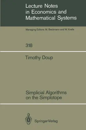 Doup |  Simplicial Algorithms on the Simplotope | Buch |  Sack Fachmedien
