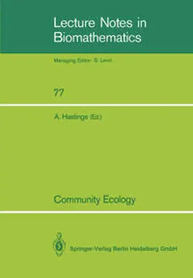 Hastings |  Community Ecology | Buch |  Sack Fachmedien