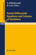 Leis / Hildebrandt |  Partial Differential Equations and Calculus of Variations | Buch |  Sack Fachmedien