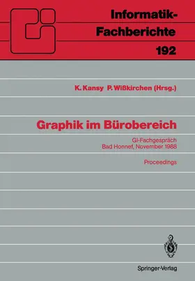 Kansy / Wißkirchen | Graphik im Bürobereich | Buch | 978-3-540-50543-3 | www.sack.de