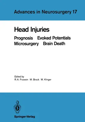 Frowein / Klinger / Brock |  Head Injuries | Buch |  Sack Fachmedien