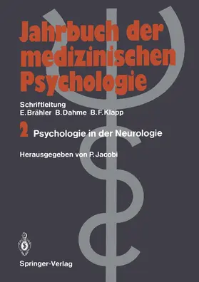 Jacobi |  Psychologie in der Neurologie | Buch |  Sack Fachmedien