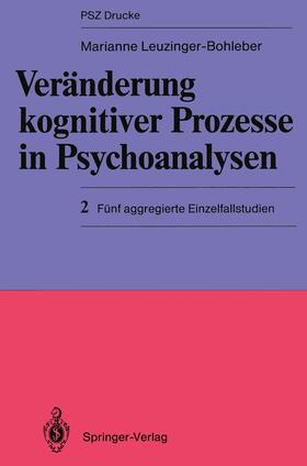 Leuzinger-Bohleber | Veränderung kognitiver Prozesse in Psychoanalysen | Buch | 978-3-540-50718-5 | sack.de