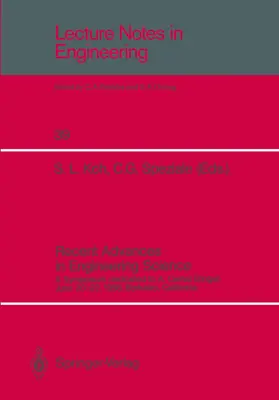 Koh / Speziale |  Recent Advances in Engineering Science | Buch |  Sack Fachmedien