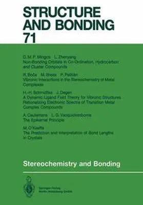  Stereochemistry and Bonding | Buch |  Sack Fachmedien