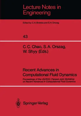 Chao / Orszag / Shyy |  Recent Advances in Computational Fluid Dynamics | Buch |  Sack Fachmedien