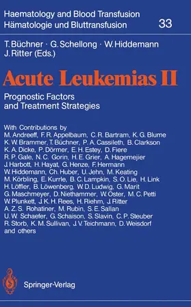 Büchner / Ritter / Schellong |  Acute Leukemias II | Buch |  Sack Fachmedien