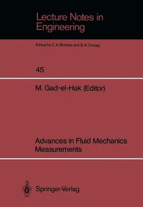 GAD-EL-HAK |  Advances in Fluid Mechanics Measurements | Buch |  Sack Fachmedien