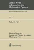 Kort |  Optimal Dynamic Investment Policies of a Value Maximizing Firm | Buch |  Sack Fachmedien