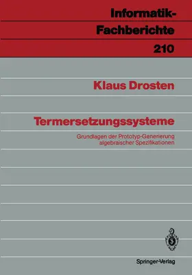 Drosten | Termersetzungssysteme | Buch | 978-3-540-51172-4 | www.sack.de