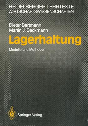 Beckmann / Bartmann | Lagerhaltung | Buch | 978-3-540-51187-8 | sack.de