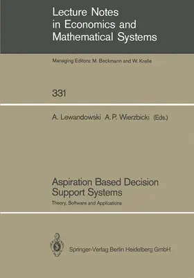 Wierzbicki / Lewandowski |  Aspiration Based Decision Support Systems | Buch |  Sack Fachmedien