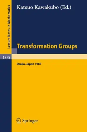 Kawakubo |  Transformation Groups | Buch |  Sack Fachmedien