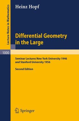 Hopf | Differential Geometry in the Large | Buch | 978-3-540-51497-8 | sack.de