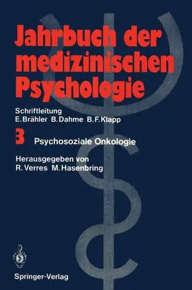 Verres / Hasenbring |  Psychosoziale Onkologie | Buch |  Sack Fachmedien
