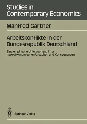 Gärtner |  Arbeitskonflikte in der Bundesrepublik Deutschland | Buch |  Sack Fachmedien