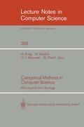 Ehrig / Preuß / Herrlich |  Categorical Methods in Computer Science | Buch |  Sack Fachmedien
