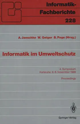 Jaeschke / Page / Geiger |  Informatik im Umweltschutz | Buch |  Sack Fachmedien