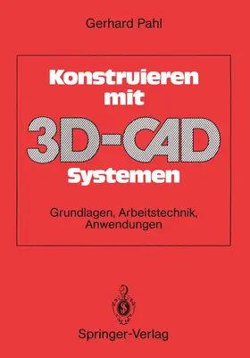 Pahl |  Konstruieren mit 3D-CAD-Systemen | Buch |  Sack Fachmedien