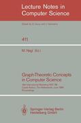 Nagl |  Graph-Theoretic Concepts in Computer Science | Buch |  Sack Fachmedien