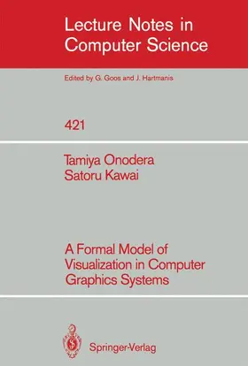 Kawai / Onodera |  A Formal Model of Visualization in Computer Graphics Systems | Buch |  Sack Fachmedien