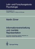 Bach |  Informationsverarbeitung und mentale Repräsentation | Buch |  Sack Fachmedien