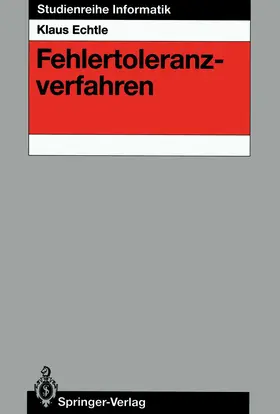 Echtle |  Fehlertoleranzverfahren | Buch |  Sack Fachmedien