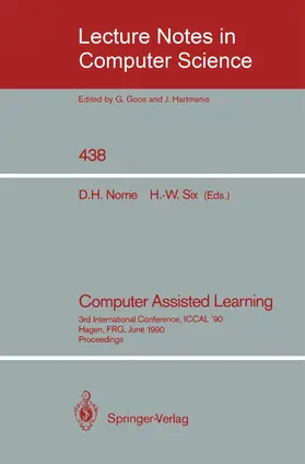 Norrie / Six |  Computer Assisted Learning | Buch |  Sack Fachmedien